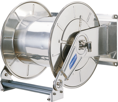 Automatic rewind, spring-driven hose reel, adjustable arms series-EVO